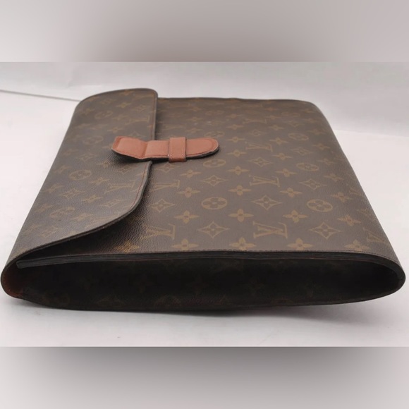 Louis Vuitton Monogram Poche Ministre Document Case Authentic Vintage 70s Model - Picture 5 of 16
